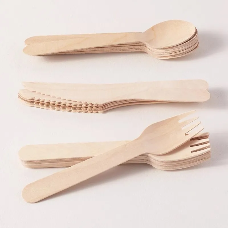 disposable wood cutlery